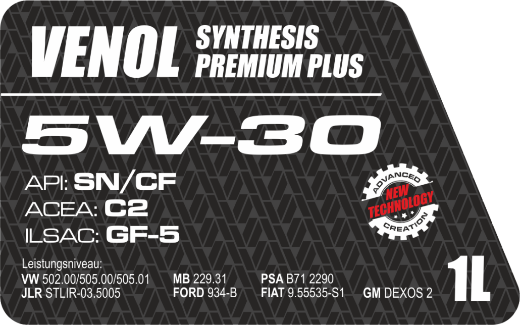 Venol Synthesis Premium Plus SQ 5W30 C2