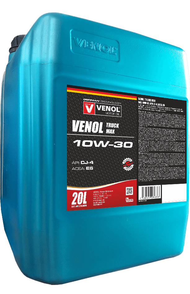 Venol Truck Max CJ 4 CI 4 10W30 E6
